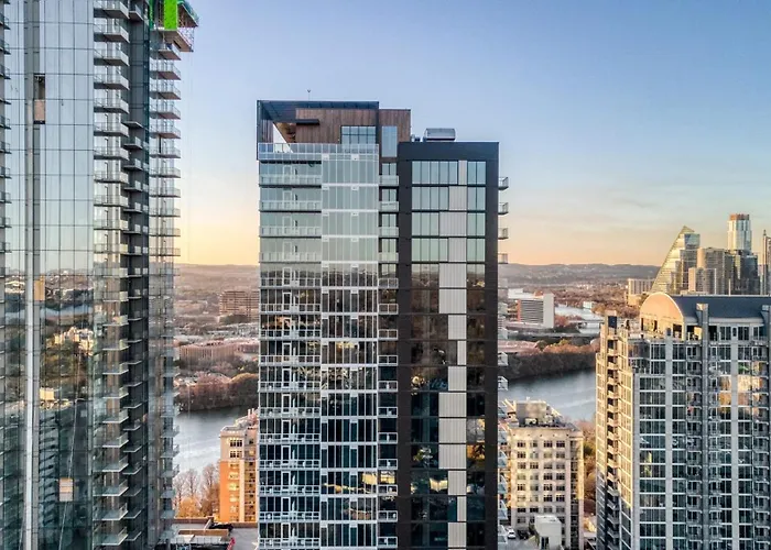 Sleeps 40 12 Condos In New Austin High Rise W Rooftop Pool Gym Yoga Studio