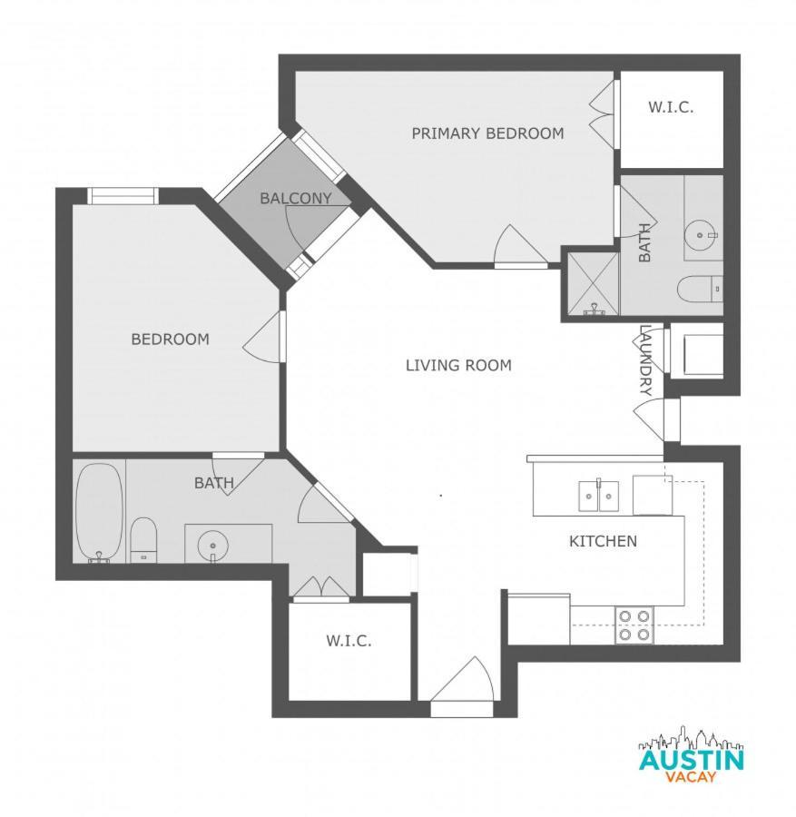 West Campus Pool And King Bedrooms Apartment *