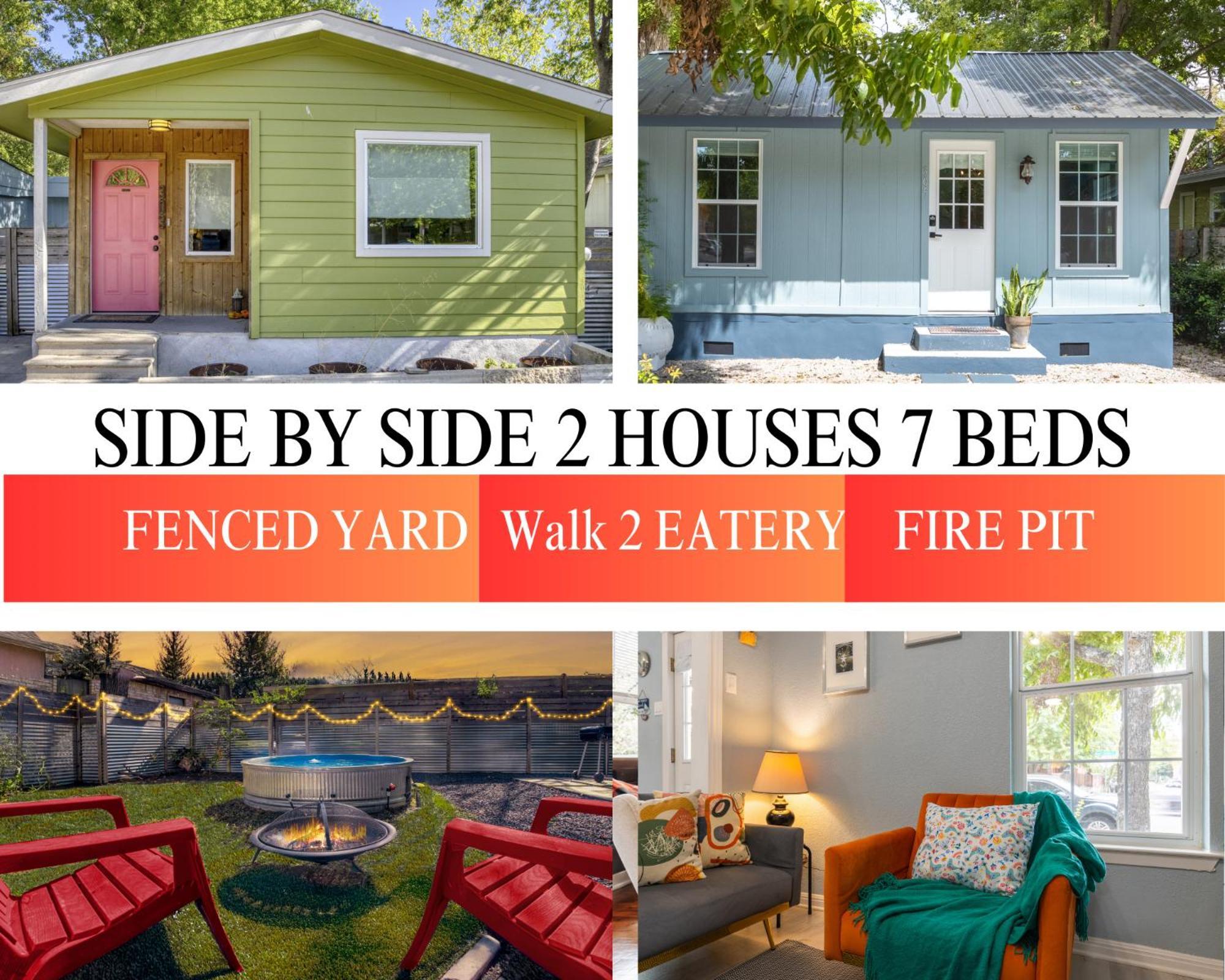 Two Homes, One Prime Location - Walk To Austin Hotspots Austin